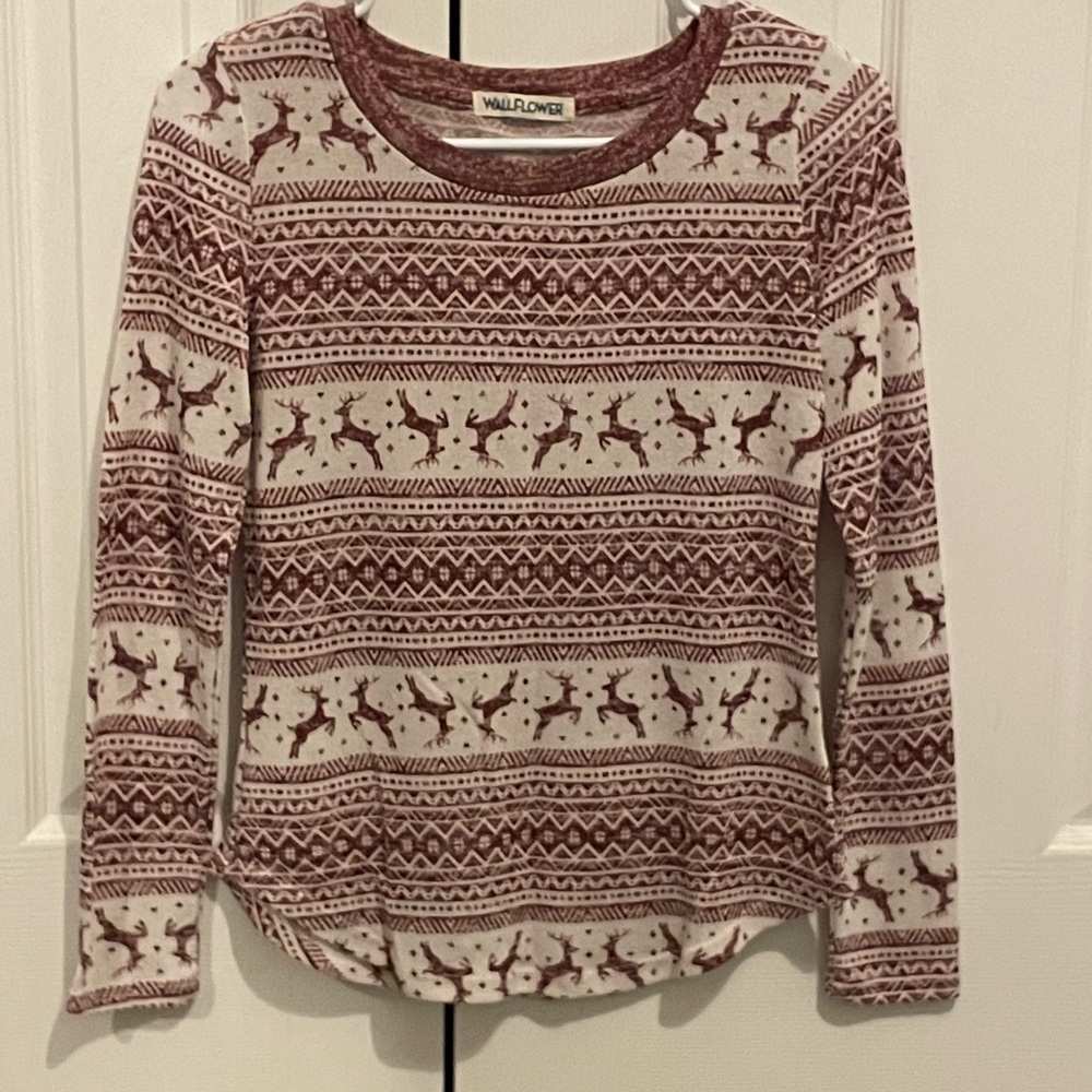 Red reindeer shirt